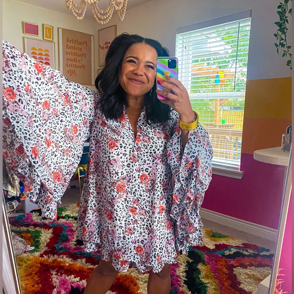 BUDDYLOVE FLARED SLEEVE DRESS